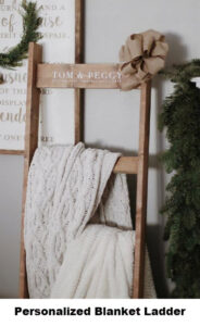 Personalized Blanket Ladder