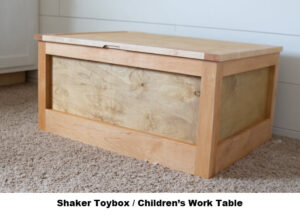 Shaker Toybox - Children’s Work Table