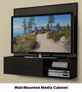 Wall-Mounted Media Cabinet