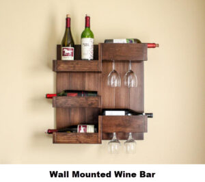 Wall Mounted Wine Bar